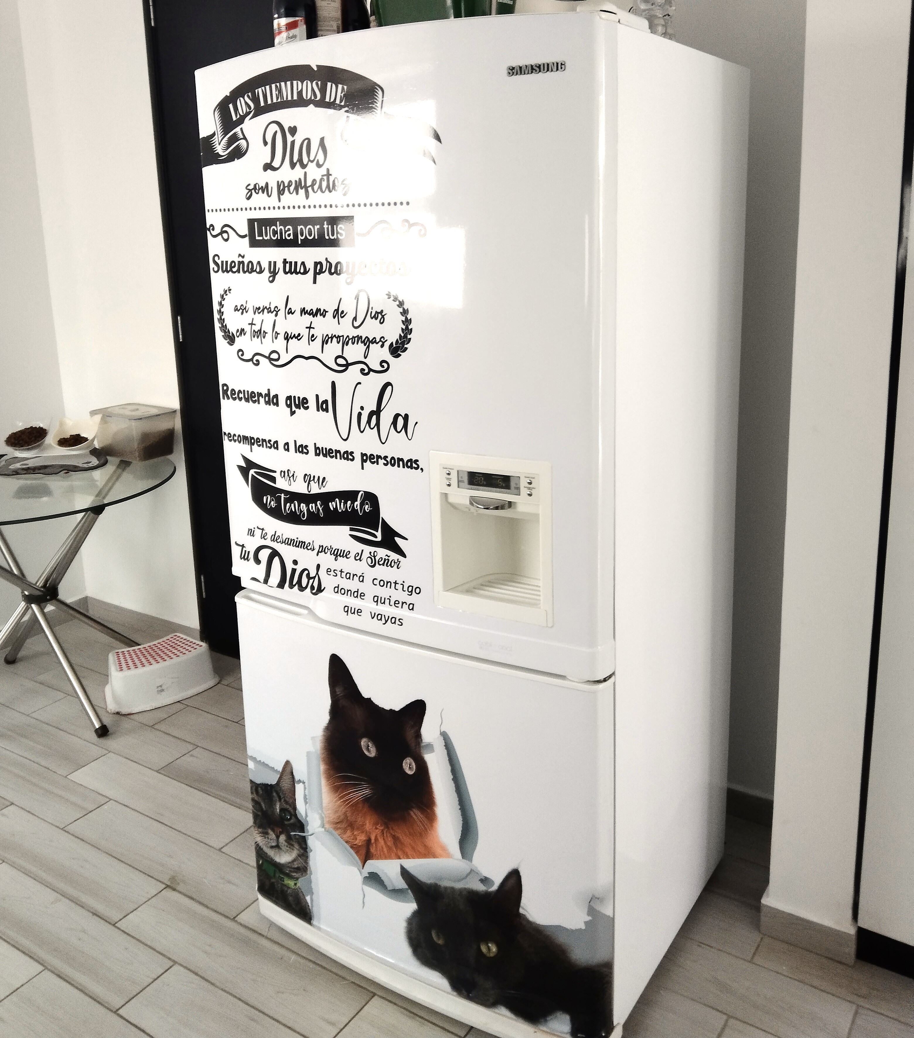 Vinilo de nevera personalizadao