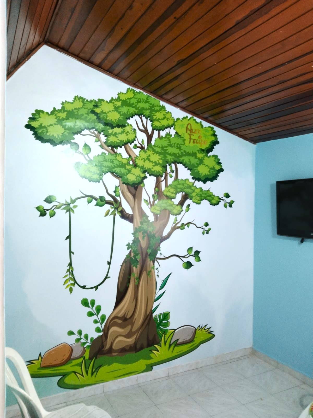 Vinilo de recorte arbol