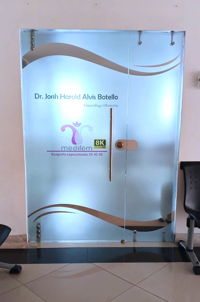 vinilo frosted oficina